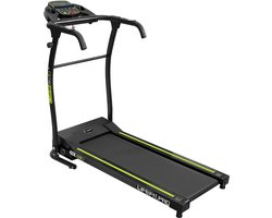 LifeFit TM1100 Elektrische Loopband – 1,2 PK Motor, Snelheden tot 10 km/u, 100x34 cm Loopvlak, LCD-Display, 12 Programma's, Opvouwbaar met Bekerhouders en Tabletstandaard