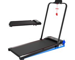 LIKESPORTING LS6 loopband-inklapbaar-met 6% helling- Opvouwbare loopband 1400W Voor Draagbare loopmachine- Compact loopband voor thuis of op kantoor