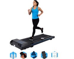 Loopband 500 – Extra Breed & Lang Loopvlak – 1 t/m 6 km/u - Plug & Play – Laagdrempelig Bewegen - Extra Schokdemping - E-Book - BX Fitness