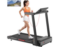 Loopband Formill FT62 - loopmat - 4,0 pk motor loopband met helling 18% - 1-16 km/u - 150KG, LED Scherm voor volwassenen, Opvouwbaar