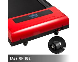 - Loopband - Hardloopband - Rood - 141 x 55 x 98cm - 500W - 1/6kmh - 100KG