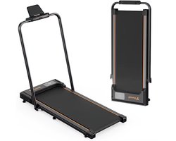Loopband Inklapbaar - 1-10km/u - Wandelband - Walking Pad - Opvouwbare Loopband - Walkingpad - Treadmill - Zwart