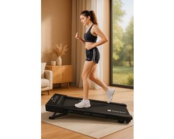 Loopband Inklapbaar - [DeerRun] - 12 Niveaus Automatische Helling - 3 PK Motor - 1-6 km/u - Loopband Voor Thuis