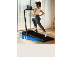 Loopband - Inklapbaar- Hellingsfunctie - Wandelpand - Walking pad - incl tablethouder - max 12km/h - max 136kg - Fitness