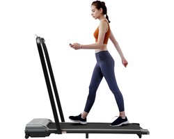 Loopband inklapbaar - Hometrainer Elektrisch - Walking Pad Fitness - Grijs