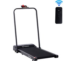 Loopband - Inklapbaar loopband Elektrisch met armleuningen - met afstandsbediening en LCD-display - 1-10km/u - Wandelband - Walking Pad - Treadmill