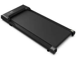 Loopband, inklapbaar voor thuisgebruik, met 12 trainingsprogramma’s, afstandsbediening en LED-scherm, snelheid 1-6 km/u, 37.5 x 90 cm, zwart