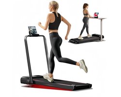 Loopband met helling voor thuis met borstelloze motor, loopmat met helling max. belasting 136 kg Inklapbare loopband voor thuis 12KM/H