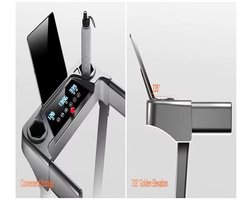 Loopband ROBORE SF10 - loopband met 12% helling - maximale belasting 136 kg - elektrische loopband 12 km/u - opvouwbare loopband voor thuis met 3,0 pk