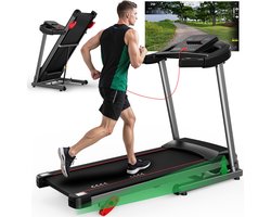 Loopband voor thuis inklapbaar - Max. 12 km/h, met helling - 15 programmas - Bluetooth-App-compatibiliteit - 120 kg belastbaarheid