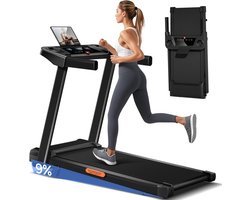 Loopband voor thuis - Inklapbaar met verstelbare helling tot 9%, snelheid tot 12 KM/H. Uitgerust met een 3.0 PK motor en 12 preset programma's. Maximale gebruikersgewicht: 136KG.