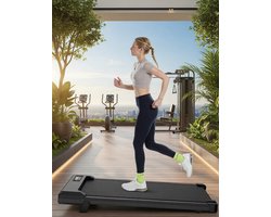 Loopband Walking Pad met Helling – Compacte Onder Bureau Loopband voor Thuis & Kantoor – 1-8 km/u – Elektrisch, Stil & Verrijdbaar – Designbest