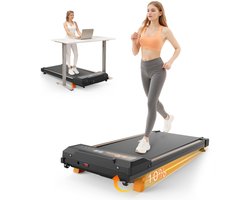 Loopmat loopband voor thuis - Thuiskantoor loopbanden Onder bureau Bureau loopmat Stille draagbare compacte loopmat Kleine mini loopband LED-display Afstandsbediening loopband met een draagvermogen van