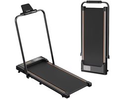 Luxevo Loopband - Met Helling - 1 t/m 10km/u - Met Afstandsbediening en Display - Inclusief Tablet Houder