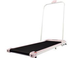 Merax 2-in-1 Opvouwbaar Loopband voor Thuis en Kantoor – 1-6 km/h - LED-Display - Bluetooth Luidspreker en Telefoonhouder - Geluidloos en Compact Ontwerp - Inclusief Afstandsbediening