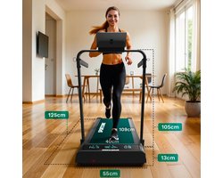 MKSS® Loopband Inklapbaar - Hometrainer Elektrisch - Walking Pad Fitness -