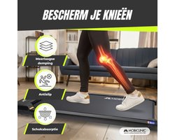 Mobiclinic Andy - Loopband - 8 km/u - Afstandsbediening - Digitaal display - Zonder armleuningen - Zwart