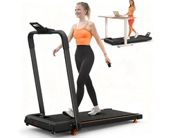 Onderbureau loopband compacte 2-in-1 met helling - wandelen - rennen - joggen - draagbaar - max. 120 kg met app