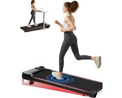 Opvouwbaar loopband met helling 9% voor thuis - 3-voudige demping - Walking pad 8 km/h - Gebruik als sta bureau - Maximale belasting 136 kg