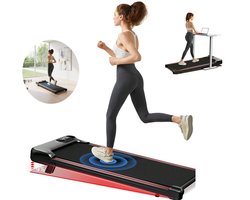 Opvouwbare hardloopband met inclinatie tot 9% - 3-voudige schokdemping - Snelheid tot 8 km/u - Ook te gebruiken als loopbureau / onder sta-bureau - Max. gewicht: 136 kg