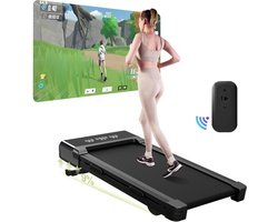 Opvouwbare Loopband – 3-in-1 Elektrische Loopband met 9% Automatische Helling – 3.0 PK – Stil & Compact – LCD Display & APP Monitoring – Voor Thuisgebruik – TELEO