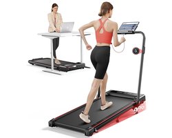 Opvouwbare Loopband – 4-in-1 Elektrische Loopband met 9% Helling – 12 km/u – 2.5 PK – LED Display & APP – Stil & Compact – Voor Thuis & Kantoor – TELEO