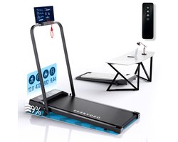 Organess Loopband 1-12km/u – Walking Pad – Loopband Inklapbaar – Wandelband – Met Hellingfunctie – Incl. Tablethouder, Afstandsbediening en App