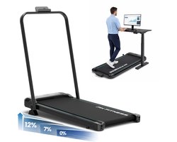 PH Fitness FitRunner Loopband – Walking Pad – 1-10 km/u – 2.5 PK – 2-Staps Incline (7% & 12%) – Bluetooth FitShow App – Inklapbaar – Afstandsbediening – Loopband voor Thuis – 130 kg