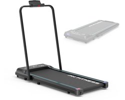 PH Fitness Loopband 10 km/u - Opvouwbare Treadmill – 1.5PK Motor - Hometrainer voor Thuis - Inklapbaar - 130 kg Draagvermogen - Bluetooth App - Compact en Opvouwbaar met Veiligheidssleutel