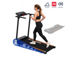 PH Fitness Loopband – 8 km/u – Incline & Handmatige Helling – Opvouwbaar / Inklapbaar – CR-A1F-2 – Black / Zwart – Bluetooth Speaker – Fitshow App – Walking Pad – Loopband voor Thuis – Loopband Fitness