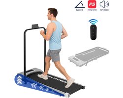 PH Fitness Loopband – Incline & Handmatige Helling – Gray / Grijs – Walking Pad – Loopband voor Thuis – Loopband Fitness - Opvouwbaar CR-A1F