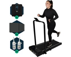 Rockerz Loopband 1-10,8 km/u – Inclusief slimme weegschaal – Inklapbaar – Walking pad & treadmill – Met afstandsbediening & vloerbescherming