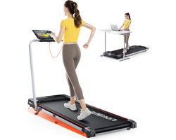 RUNimon Loopband 1-12km/u – Walking Pad – Loopband Inklapbaar – Wandelband – Met Hellingfunctie – Incl. Tablethouder en Afstandsbediening