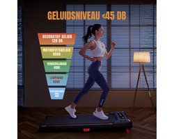 SCH® Loopband Inklapbaar - Loopband Fitness - Loopband - Zwart - 109cm x 50cm x 10cm