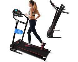 SereneLife Loopband - Inklapbare Fitnessapparaat voor Indoor Training - LCD-scherm - 12 Programma’s - Bluetooth Connectiviteit - Snelheid tot 10 km/u