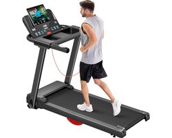 Solacis Loopband met hellingfunctie - Loopband - Loopbanden voor thuis - Loopband fitness - Helling - Must have om fit te blijven!