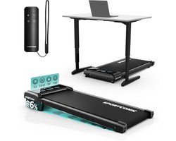 Sportconic Loopband 1-6km/u - Walking pad met Helling - Wandelband voor onder het Bureau - Incl. Afstandsbediening