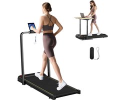 SPORTNOW Loopband - Staal - 109x48x100cm - Zwart