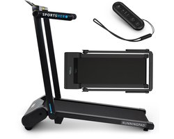 SPORTSHERO RUNNINGPAD PRO S - Hardloopband - 12 KM/u - Automatische Helling 13% - Zijsteunen