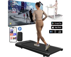 Studio Lyma Loopband inklapbaar - Walking pad - t/m 6 km/u - LCD Digitale Data Display - Makkelijk onder bureau te plaatsen - AI-trainingsopties - Schokabsorberende technologie