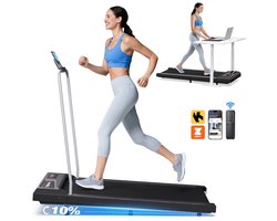 Sunova Inklapbaar Loopband-Jogger 2-6 km/h-loopband met helling-Trainings Apps - Bedieningspaneel-Display met Trainingsinformatie-Bluetooth-loopband met hellingfunctie-loopband inklapbaar met helling-Hometrainer Fitness