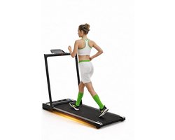 Suotu Loopland Walking Pad - Opvouwbare loopband met snelheid 1-12 km/u en hellingshoekverstelling - Zwart