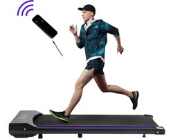 TD Compacte Wandelband - Loopband - 1-6 km/u - Afstandsbediening - Bluetooth - App - Walking Pad - Zwart/paars