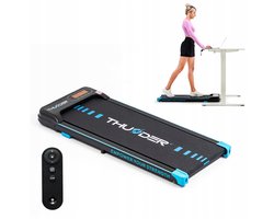 THUNDER® loopband | KINDI-BLACK | Klein | Onder een bureau | Hoekverstelling | Veiligheidssleutel | Transportwieltjes | Bluetooth | USB-poort | Trainingsprogramma's | App |