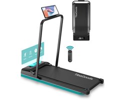 TibaGoods Loopband Inklapbaar - 1 t/m 8 km/h - Hardloopband - Walking pad - Hometrainer - Wandelband voor thuis - Treadmill - Sport - Hardlopen