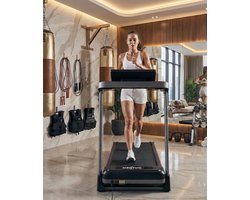 Treadmill for Home Use – Foldable Electric Walking & Running Machine, 1-12 km/h, 12 Pre-Set Programs, LCD Display, Hand Incline, 1-2.5 HP – Designbest