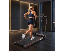 Treadmill Inklapbaar 3 PK – 9% Helling – 1-10 km/u – Walking Pad & Hardloopband voor Thuis en Kantoor – LED-Display, App & Afstandsbediening – Stille Motor – Max. 150 kg – Designbest
