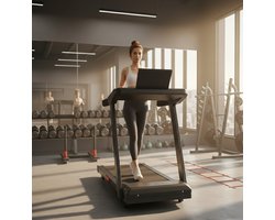 Treadmill Inklapbaar met 9% Helling 12 km/u – 3.0 PK Motor – Demping – LED Display – 136 kg Belastbaar – Loopband voor Thuis – Compact & Stil – Altameubel