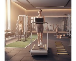 Treadmill Inklapbaar met Helling 140kg – Walkingpad met Handvat & LED-Display – Stil 0.8-8 km/u – Loopband voor Thuis & Kantoor – Met Afstandsbediening & App – 3-Traps Incline – Altameubel