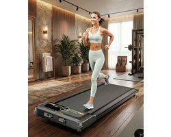 Treadmill Loopband met Hellingsfunctie 1-6 km/u – Compact, Stille 2,5 PK Motor, 150 kg Capaciteit, Incl. Afstandsbediening – Designbest